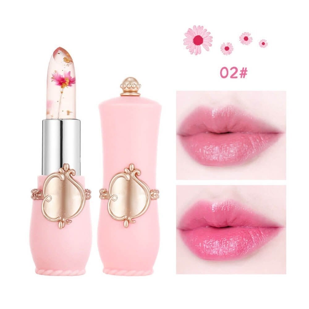 Crystal Jelly Flower Color Changing Lipstick-✨KJØP MER SPAR MER