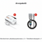 🔌⚡Monitoiminen pikalatauspistorasia - 2 PD + 2 USB💻