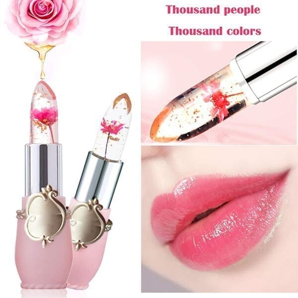 Crystal Jelly Flower Color Changing Lipstick-✨KJØP MER SPAR MER