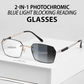 👓 50% ALENNUS NYT! 💙 Siniset valoa estävät lasit – vähentävät silmien rasitusta, tyylikkäät kehykset ja kevyet koko päivän ajan 🖥️✨