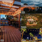 ✨ 50% ALE NYT! 🎀 Vedenpitävät aurinkoenergialla toimivat LED-ulkovalot – 8 valaistustilaa, hämärästä aamunkoittoon anturi ja patio valmiina 🌿
