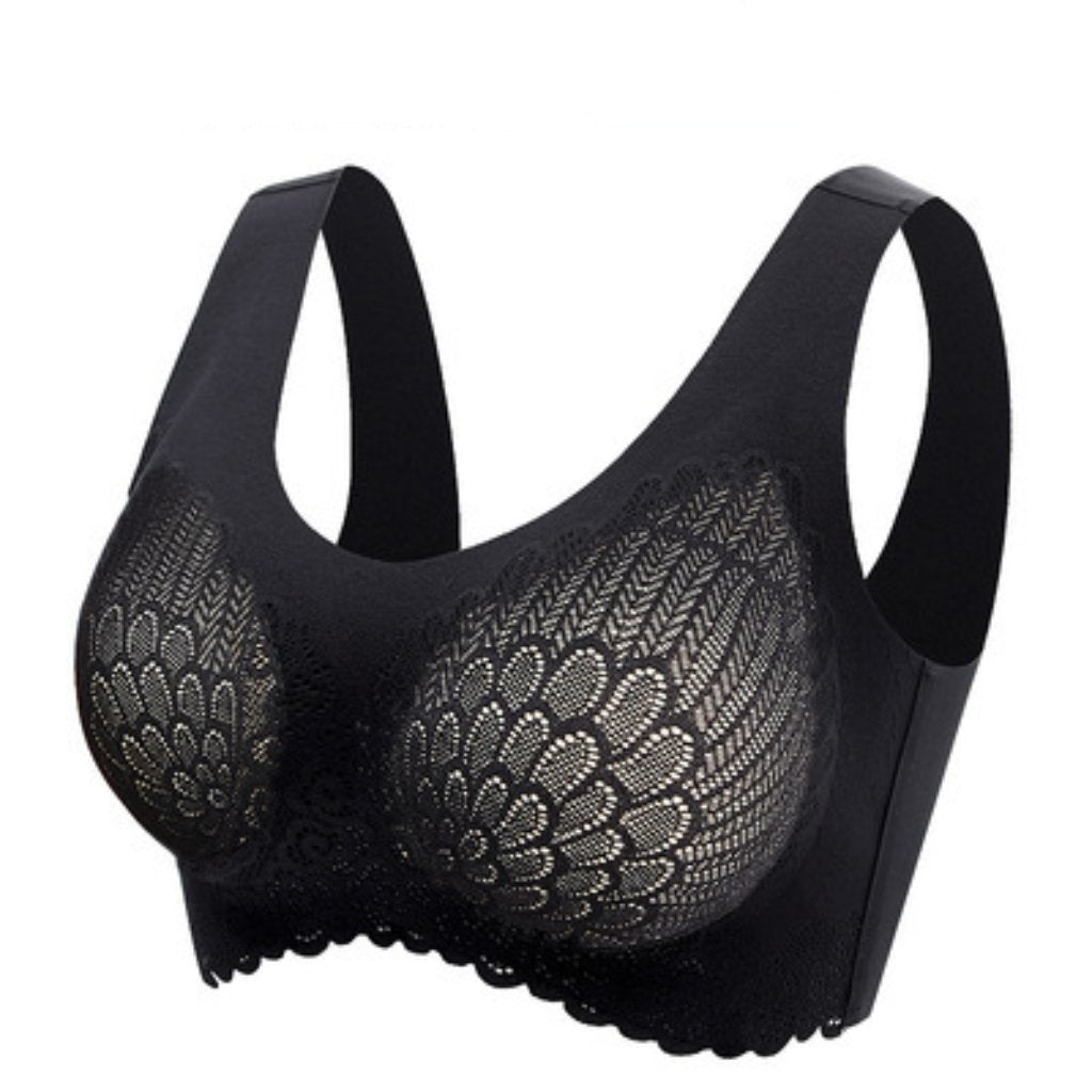 🔥Siste dag Kjøp 1 og få 3 gratis 🔥 Latex 4.0 Graceful Anti-saggy Breathable Lace Bra i stor størrelse