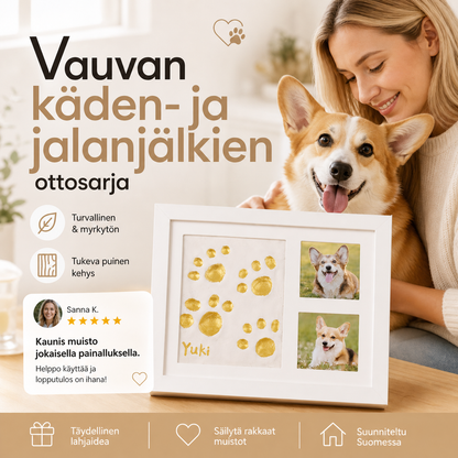 ✨Tee-se-itse-lemmikin jalanjälkien muotinvalmistussarja