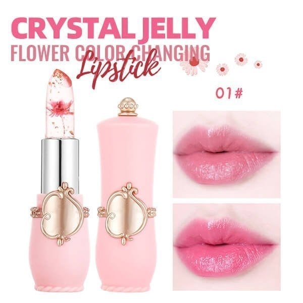 Crystal Jelly Flower Color Changing Lipstick-✨KJØP MER SPAR MER