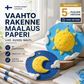 🎄✨3D-taidepaperia | Piirrä – Lisää vettä – Täytä – Luovaa hauskaa kaikenikäisille🎁