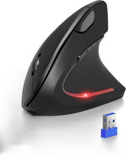 🖱️⚡Ergonominen, langaton, ladattava USB-optinen hiiri