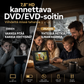 📺 7,8" HD kannettava DVD/EVD-soitin – suuri näyttö, ladattava ja yhteensopiva DVD/CD/USB/SD-korttien kanssa – täydellinen kotiin ja matkalle 🔥