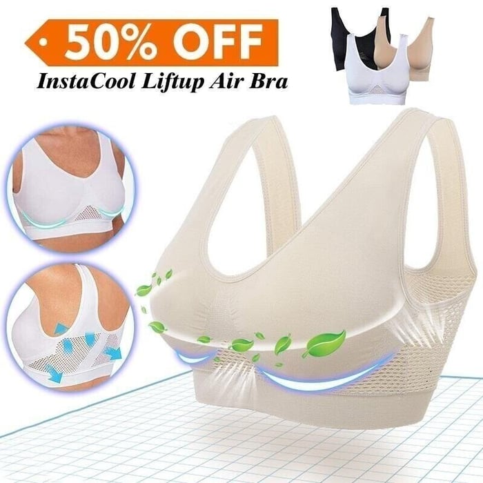 🔥Siste dag Kjøp 1 og få 2 gratis 🔥 - Pustende og kjølig Liftup Air Bra