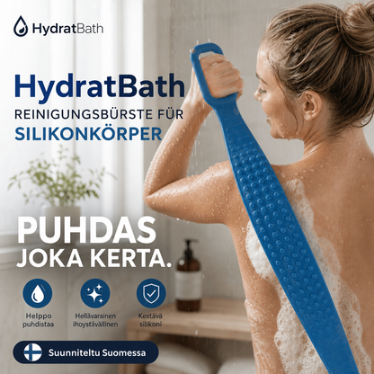 HydratBath-puhdistusharja silikonirunkoille