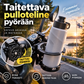 Taitettava pulloteline pyörään – helppo kiinnittää ja taittaa kasaan tarvittaessa!