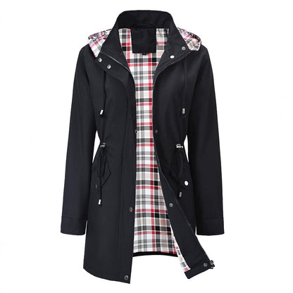 ⏰VIIMEISEN PÄIVÄN ALE -50%✨Naisten tyylikäs. Kevyt. Vedenpitävä takki 🍃🧥 - Vapauta tyyli ja kestävyys missä tahansa myrskyssä!