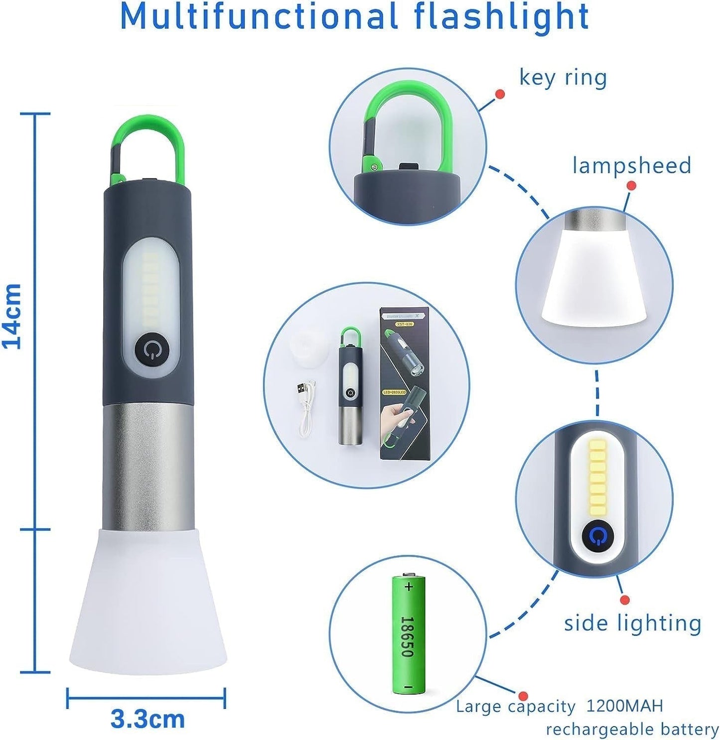 🔥Zoombar LED-lommelykt🔦⚡