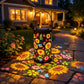 🔥KUUMA ALE -50% -🌞Värikäs auringonkukan hohtava aurinkokäyttöinen puutarhalyhty