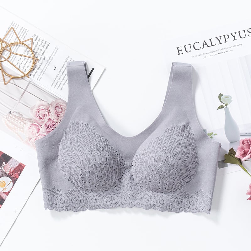 🔥Siste dag Kjøp 1 og få 3 gratis 🔥 Latex 4.0 Graceful Anti-saggy Breathable Lace Bra i stor størrelse