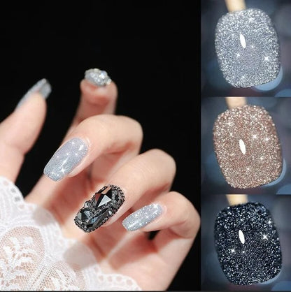 💅VIIMEISEN PÄIVÄN KUUMA ALE 49%💎Laser Diamond -kissansilmäkynsilakka