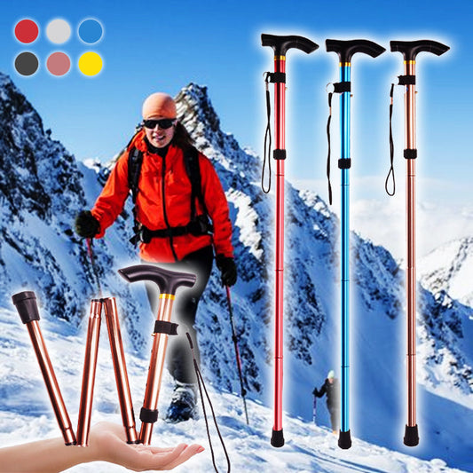 🎁2Stück kostenloser Versand🎁alumiiniseoksesta kokoontaitettava vaellussauva