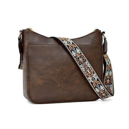 Allsidig crossbody-veske i skinn for kvinner