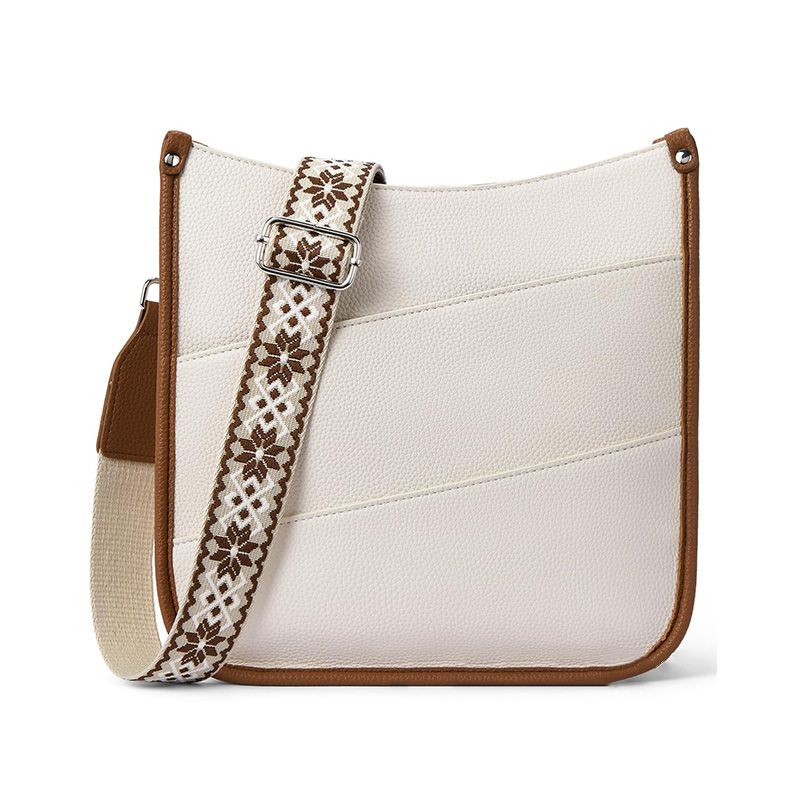 Allsidig crossbody-veske i skinn for kvinner