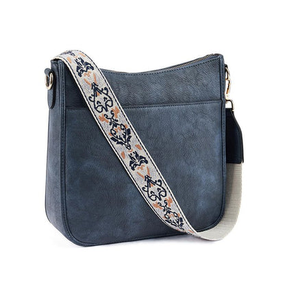 Allsidig crossbody-veske i skinn for kvinner