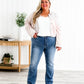 🔥Viimeisen päivän kampanja 50% pois🏆Holy Grail Tummy Control Bootcut farkut👖