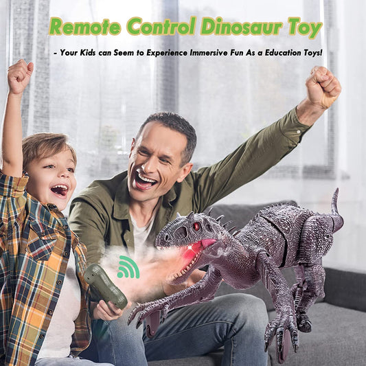 Vuoden 2026 parhaat lastenlahjat💝Realistinen kauko-ohjattava dinosaurus (ilmainen toimitus)
