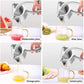 ⚡【Ruostumattomasta teräksestä valmistettu mehulinko】Sekoita "Vitamin Tornado" 30 sekunnissa! 🍹🔥.