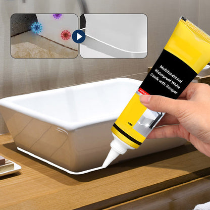 💥Monitoiminen vedenpitävä valkoinen tiivistysaine kaapimella