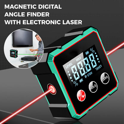 🔥Magnetischer digitaler Winkelsucher mit elektronischem Laser