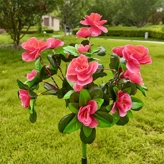 ⏳Rajoitetun ajan 50 % alennus⏰Simulation Azalea Flower Ground Stake Solar Light💐💡