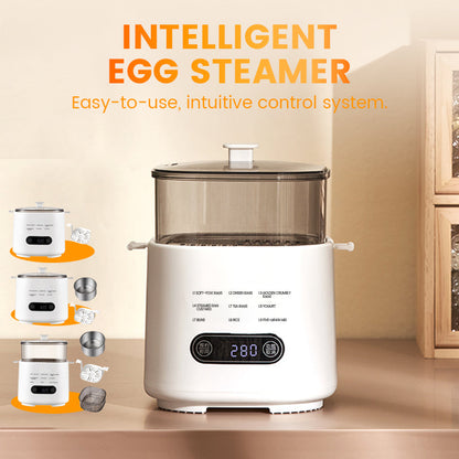 🎁2025 Neues Design🥚✨Mini-Multifunktions-Eierkochset mit Smart Touch Panel🔥