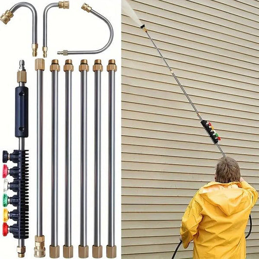 💧 50% ALENNUS NYT! 🚿 4000 PSI korkeapaineinen puhdistussauvasarja – syväpuhdistava, ruosteenkestävä ja pikaliitin 🔧