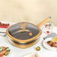 🍳✨ Antihaft-Topf aus Titanlegierung, 12 Zoll, mit Deckel 🍲💫