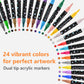 🔥Heißer Verkauf 50 % RABATT🎁Dual-Tip Glitter Marker Pen