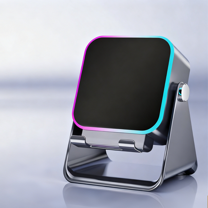 🔥📢5-in-1 langaton induktio-Bluetooth-kaiutin säädettävällä matkapuhelintelineellä