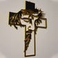 ✝️Jesus Cross Metal Sign Christ -seinän koristelu✝️