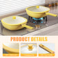 🧑🏻‍🍳2026 Summer Hot Sale 70% OFF!✨Ceramic Nonstick Frying Pan Skillet with Lid