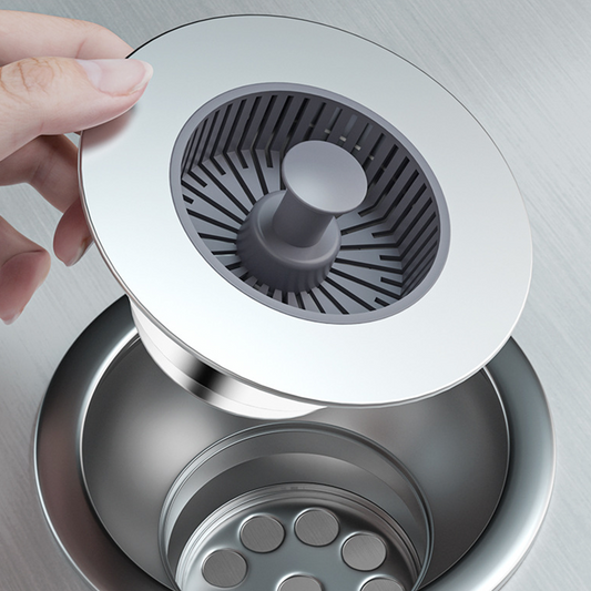 🔥Pop-Up-pesualtaan tyhjennysventtiili suodattimella