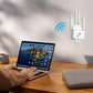 🔥2026 Hot Seller🎁 1200Mbps kaksikaistainen (5GHz/2,4GHz) WiFi-signaalin vahvistin kattaa jopa 930 neliömetriä Tukee 50 laitteen samanaikaista yhteyttä