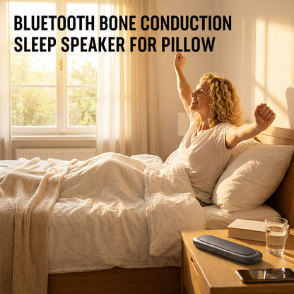 🛏️50% ALENNUS NYT! 🔊 Bone Conduction Sleep Pillow -kaiutin – Yksityinen ääni, mukava käyttö ja erittäin ohut muotoilu levolliseen uneen 💤