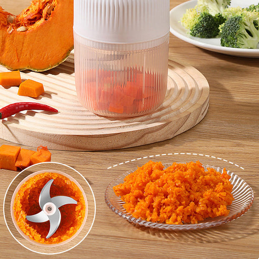 🥕Johdoton sähköinen valkosipulinsilppuri ja -jauhelin