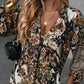 👗 Tyylikäs painettu V-kaula-mekko – ajatonta hienostuneisuutta! 🌸✨
