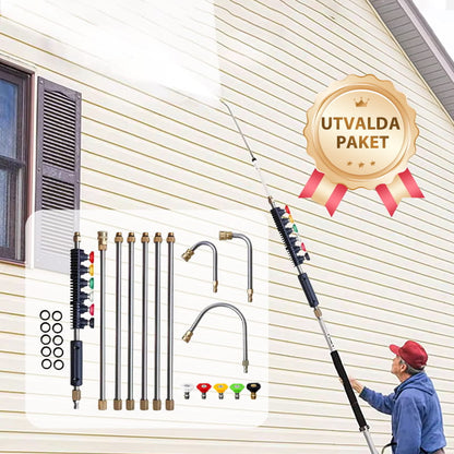 💥4000 PSI:n teleskooppivarsi painepesuriin – 3-in-1-ratkaisu koko kodin puhdistukseen✨