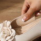 👡 50% ALENNUS NYT! 🌸 Naisten 3D-kukkaiset peep-toe Block-korkokengät – mukava kantapää, säädettävä hihna ja tyylikäs tyyli 👠