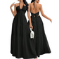 🥳2026 KUUMA ALE🥳💞YLI 50 000 MYYTY!💥👗☀️ 50 % ALE! Naisten väljä hihaton mekko – Hengittävä, kevyt ja ilmava. Imarteleva empire-vyötärö. Täydellinen kesälomaan tai rentoon päivään. Musta, valkoinen ja keltainen. 🌿✨