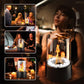 🔥 50% OFF NOW! 🏠 Glass & Metal Tabletop Fireplace – Portable & Smoke-Free – Ethanol burner, cozy ambiance & perfect for indoor or outdoor decor ✨