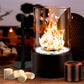 🔥 50% OFF NOW! 🏠 Glass & Metal Tabletop Fireplace – Portable & Smoke-Free – Ethanol burner, cozy ambiance & perfect for indoor or outdoor decor ✨