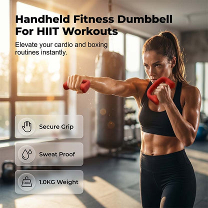 Kädessä pidettävä kuntokäsipaino HIIT-harjoitteluun ja nyrkkeilyyn