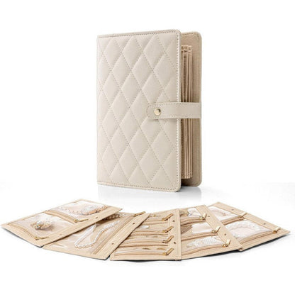 🔥Viimeisen päivän tarjous -50%🔥Elegantti kannettava ruudullinen korusäilytyspussi📿📿.