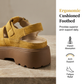 🍁Naisten platform-sandaalit – paksu pohja, tukeva päällinen, pehmustettu
