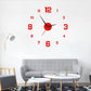 3D DIY -valaiseva akryylinen seinäkellosetti